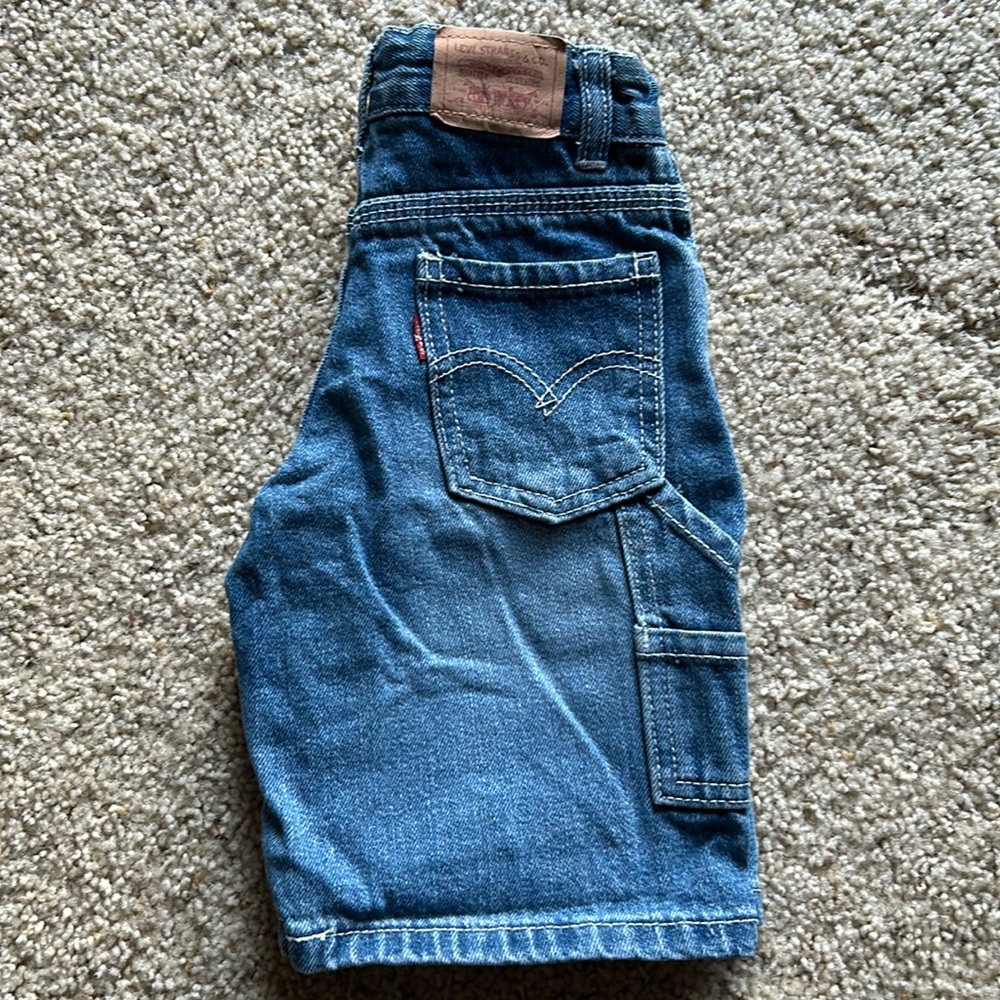 Levi denim carpenter shorts